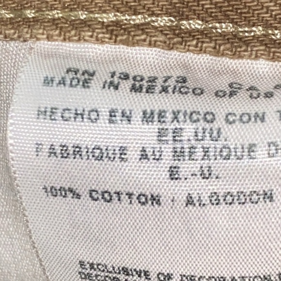 Wrangler Authentic MENS size 48 x 30 STONEWASH LOOK TAN Brown Pants EUC CLEAN - Picture 11 of 12